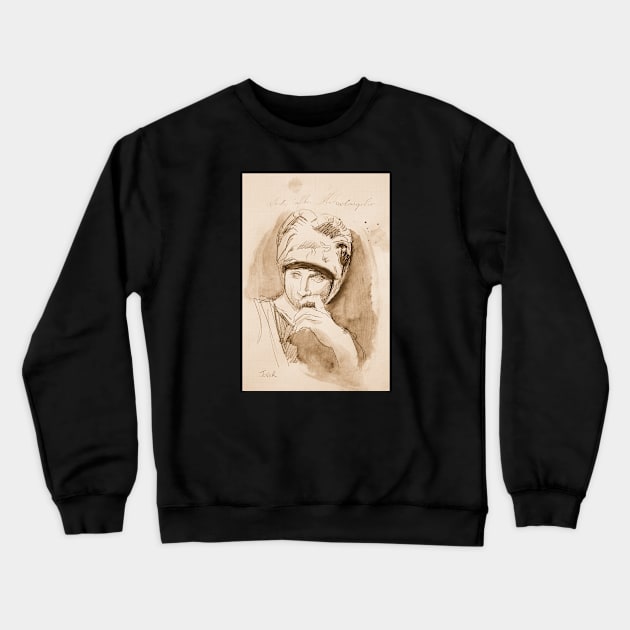 Study after Michelangelo Crewneck Sweatshirt by Loui Jover 